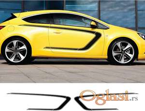 Opel Astra GTC sport nalepnice za auto